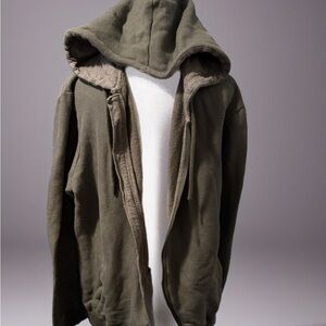 Banana Republic Men's Green Hooded Jacket